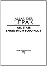 ALL STATE SNARE DRUM SOLO #1 cover
